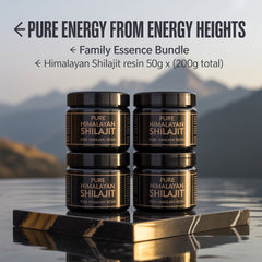 Shilajit 50gm x 4 Bundle – Premium Himalayan Resin | 120 Days Energy, Strength & Wellness Supply