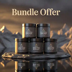 Shilajit 50gm 2 Product Bundle – 100% Pure Himalayan Resin | 60 Days Natural Energy & Stamina Boost Supplement